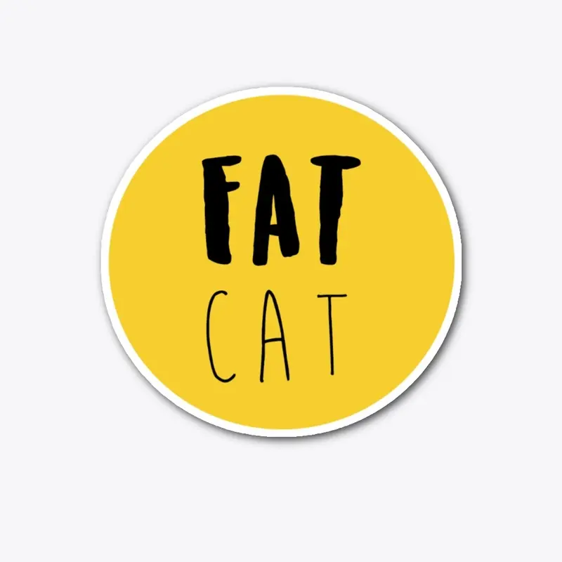 Fat Cat Sticker YE